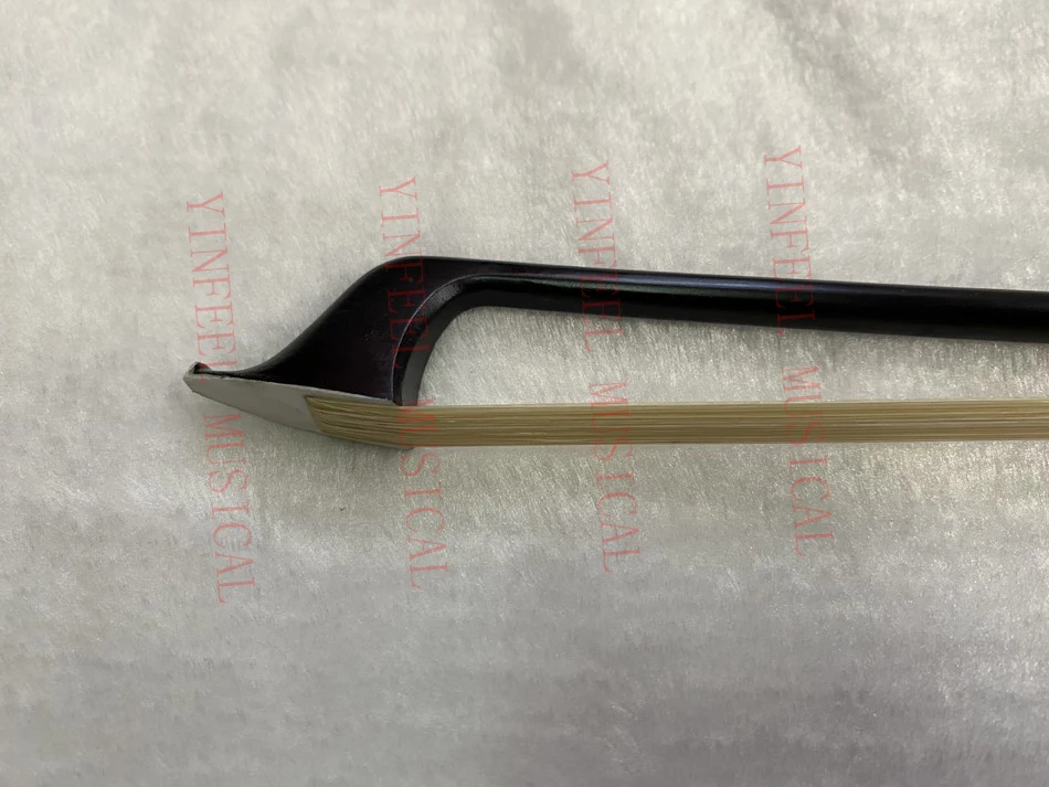Cello Bow 4/4 Black Carbon Fiber Ebony Frog black horse hair/white horse hair 4/4,3/4,1/2,1/4 adult and children cello 1pcs cello bow