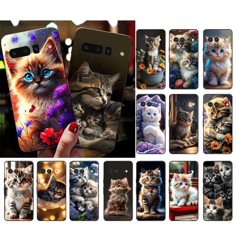 

Cute baby kitten Cat Phone Case For Google Pixel 8 7 Pro 7A 7 6A 6 Pro 5A 4A 3A Pixel 4 XL Pixel 5 6 4 3 3A XL