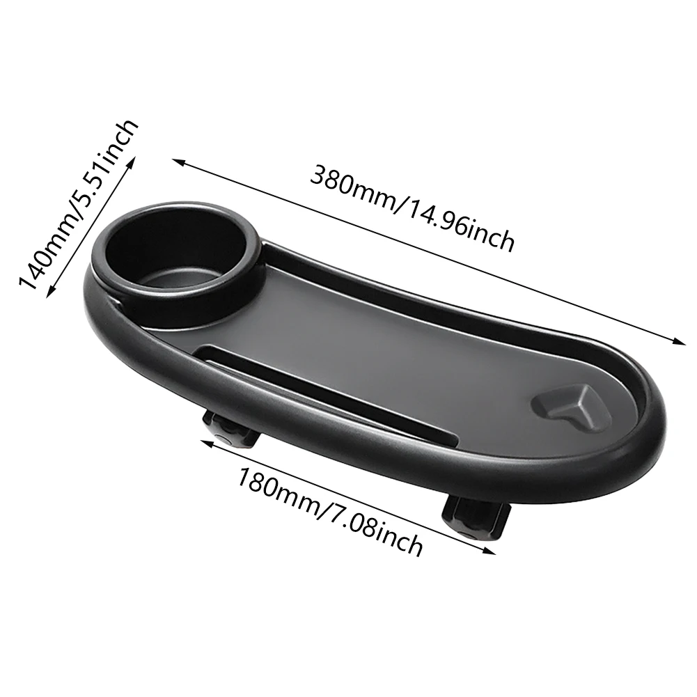 3 In 1 Stroller Cup Holder Removable Infant Stroller Dinner Table Tray Stroller Snack Catcher and Drink Holder