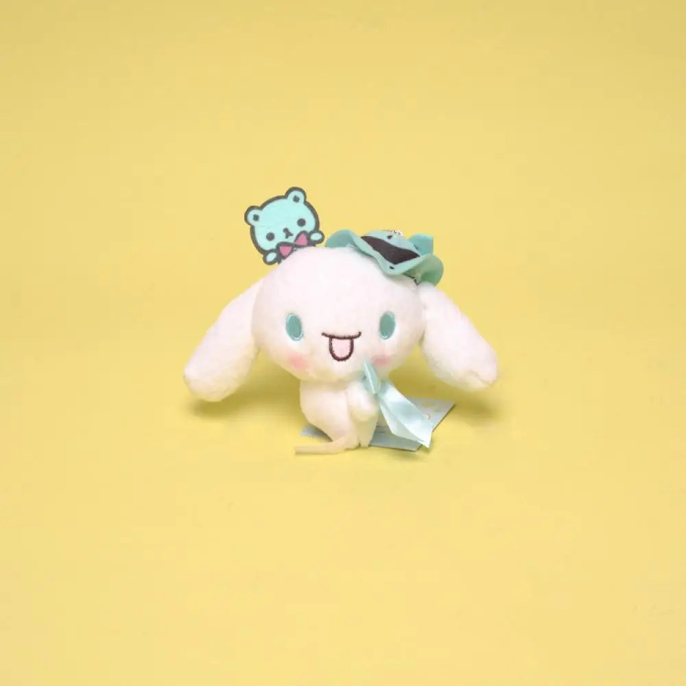 

Keychain Sanrio Cartoon Cinnamoroll Kawaii 10Cm Plush Toys Cute Stuffed Accessorie Cartoon Crown Cloak Christmas Gifts Children