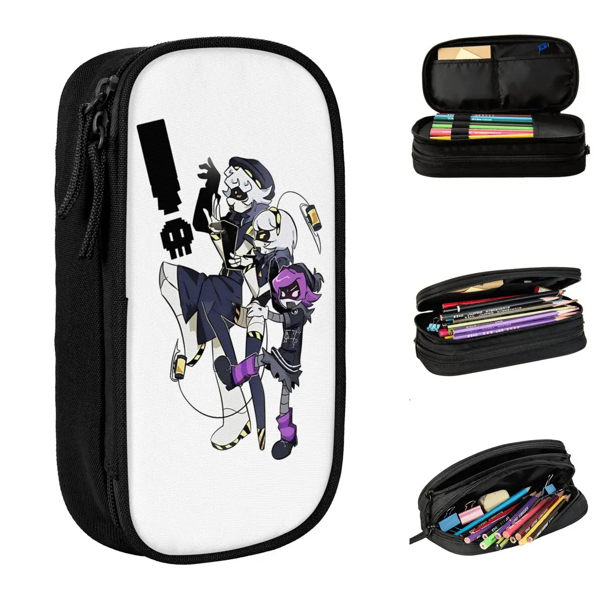 

Murder Drones Pencil Case Anime N and Uzi Doorman Pen Holder Pencil Bags Kids Big Capacity Students School Cosmetic Pencilcases
