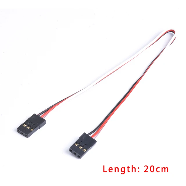 1PCS 15cm/20cm/30cm 1to1 1to 2 1 to 3 RC Servo Extension Wire Cable for Futaba JR Male to Female RC Model 6