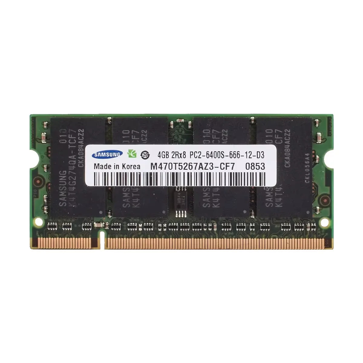 Laptop Ram Memory Samsung Laptop DDR2 667 800MHz DDR3 1066 1333 1600 1866MHz DDR4 2133 2400 2666 3200MHz