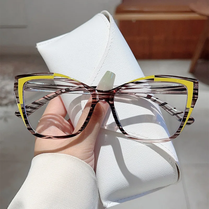 Computer Glasses Fashionable Anti Blue Light Glasses Transparent Glasses  For Office Tv Fashion