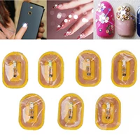 7Pcs NFC Lighting Nail Art Stickers Different Colors Self Adhesive Intelligent Nail Stickers Light Flash Nail Art Tool Salon 1
