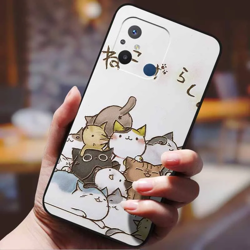 Custodia Per Xiaomi Redmi 12C/11A – Trasparente Con Motivo Farfalla Gobbo, TPU Morbido Antiurto, Cover Sottile