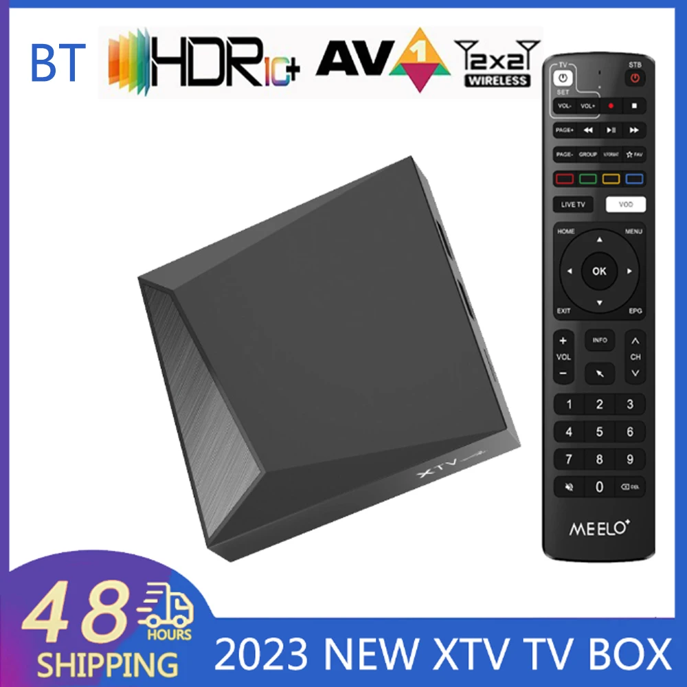 XTV Air New Smartest TV BOX STAALKER Amlogic S905W2 Quad Core 1.8 GHz 4K HDR+ BT HD LAN 100M AV1 Smart TV BOX XTVAIR