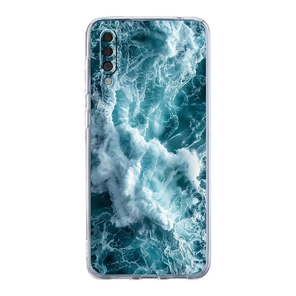 Blue Sea Ocean Waves Phone Case Cover