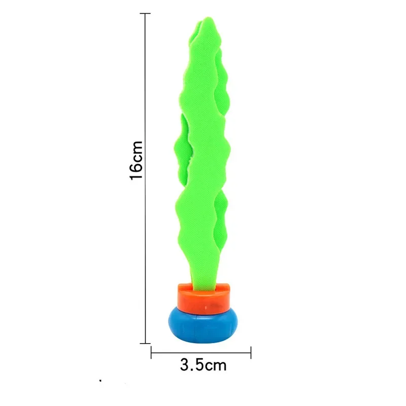 new 1/3 Piece Kids Sports Pool Toys Ocean Plant Shape Diving Toys Diving Swimming Training Pool
