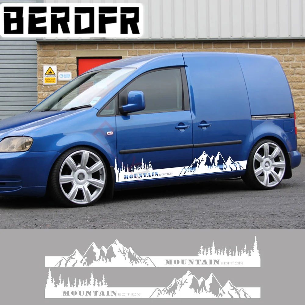 2 Pz Adesivi Porta Auto Per Volkswagen Vw Caddy Mk1 Mk2 Mk3 2 3 4 Maxi Kombi Camper Van Grafica Decalcomanie In Vinile Accessori Tuning