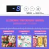 Freezer 5.0Cubic Feet with Intelligent Temperature Control(-15°F to 41°F), Deep Freezer with TWO Hanging Baskets and Side Defros 4