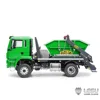 RTR LESU 4*4 RC Skip Loader Truck 1/14 Remote Control Hydraulic Metal Dumper 3-speed Swing Arm Dump Car Model Light Sound System 5