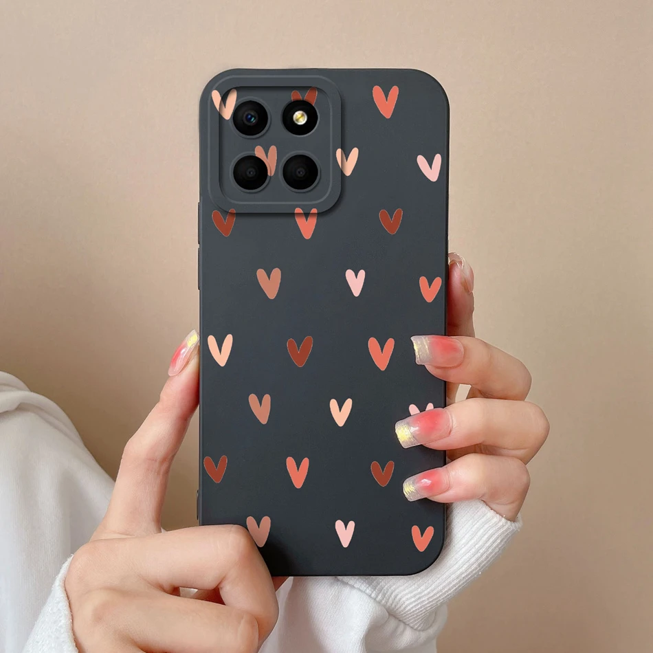 Butterfly Heart Liquid Silicone Phone Case with Camera Protection and Enhanced Durability