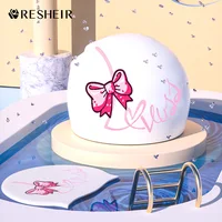 Print Silicone Swimming Caps for Women Waterproof Women Long Hair Exclusive Enlarged Swim Caps Swimming Hat Swimming Accessories 1