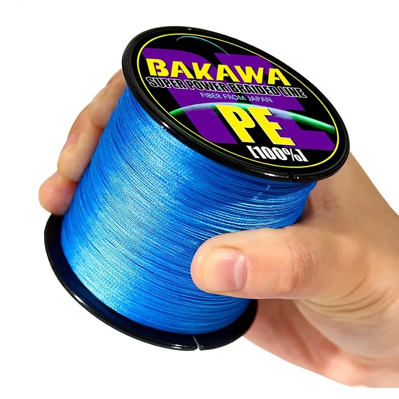 

BAKAWAV 4 Braided Fishing Line 300M X4 PE Multifilament Fly Sea Carp Super Strong Weave Smooth Sea Saltwater Extreme Wire Tackle