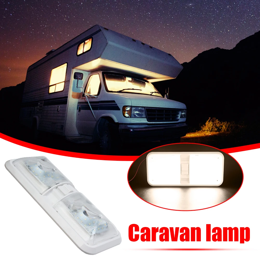 12-24v 180led Dimmable Led Light Rv Interior Ceiling Dome Light With Switch  For Camper Trailer Boat Van Lighting - Rv Parts & Accessories - AliExpress