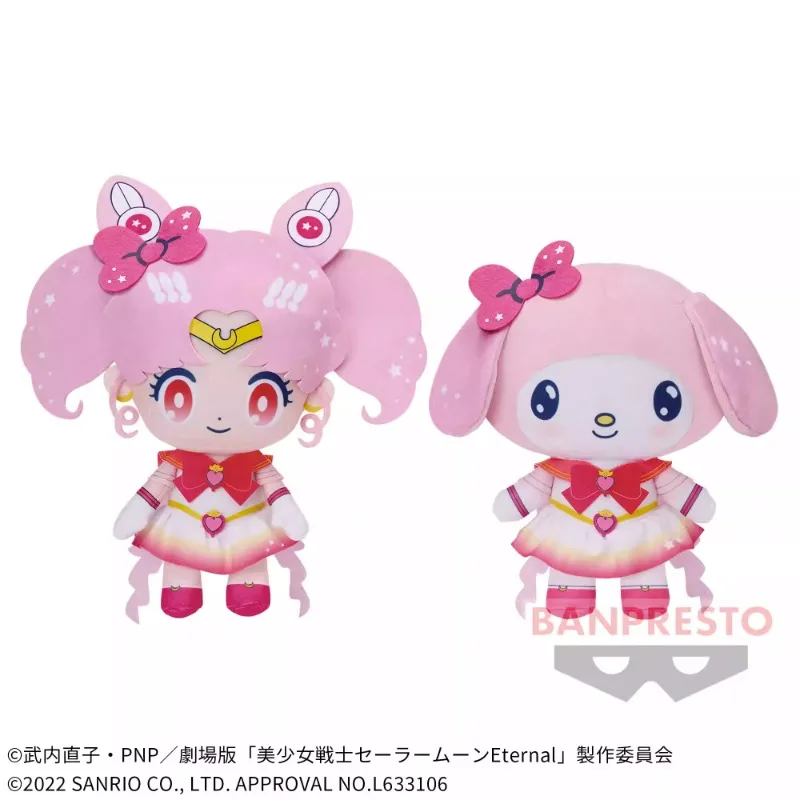 

Товары, Оригинальная фигурка BANPRESTO Сэйлор Мун Sanrio, 22 см, мультяшная аниме-фигурка, плюшевые игрушки, украшение для дома, детский подарок для девочки