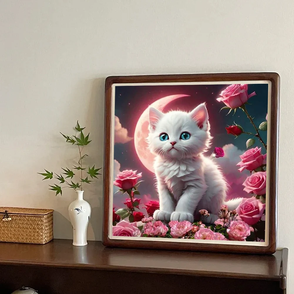 5D DIY Full Round Drill Diamond Painting Animal Kit Home Decor Art ...