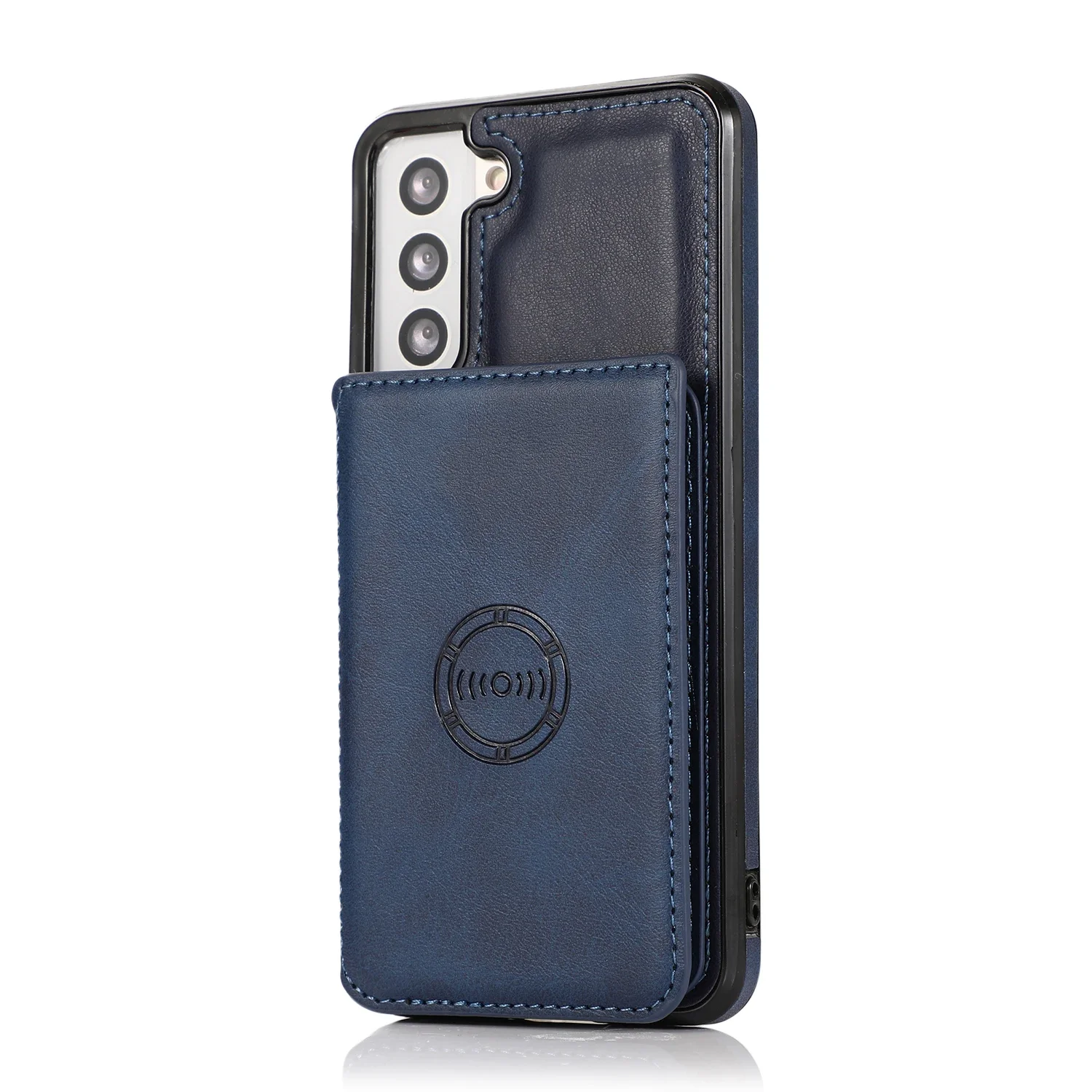 Leather Wallet Stand Case with Card Slots - Universal Fit