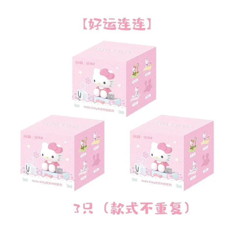 thumbnail image 1 of Auténticos artículos de colección Sanrio, Hellokitty Happy Moments, adorable gatita de gran belleza, decoración hecha a mano, regalo kawaii para niña, 1 of 5