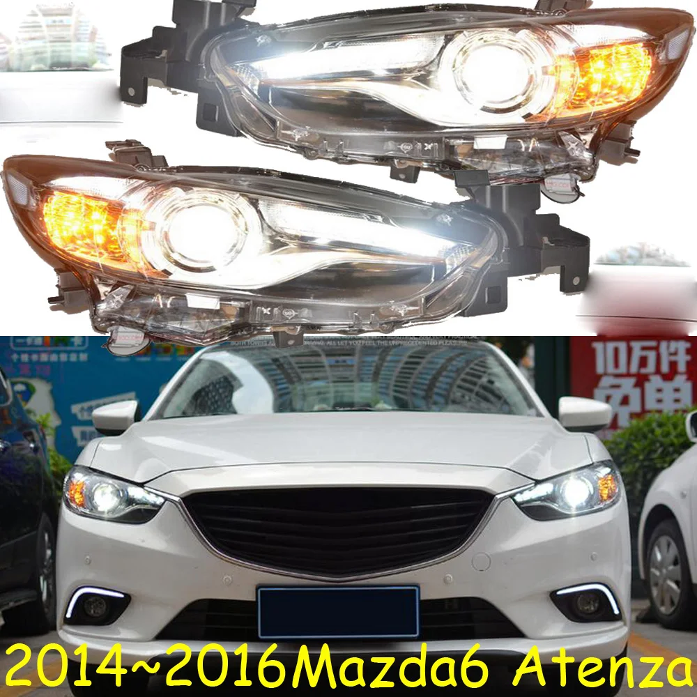 

HID,2014 ~ 2016, автомобильный Стайлинг для mazda 6 Mazda6 Atenza, фары, аксессуары для автомобиля, передняя фара для Mazda6 Atenza, задний фонарь