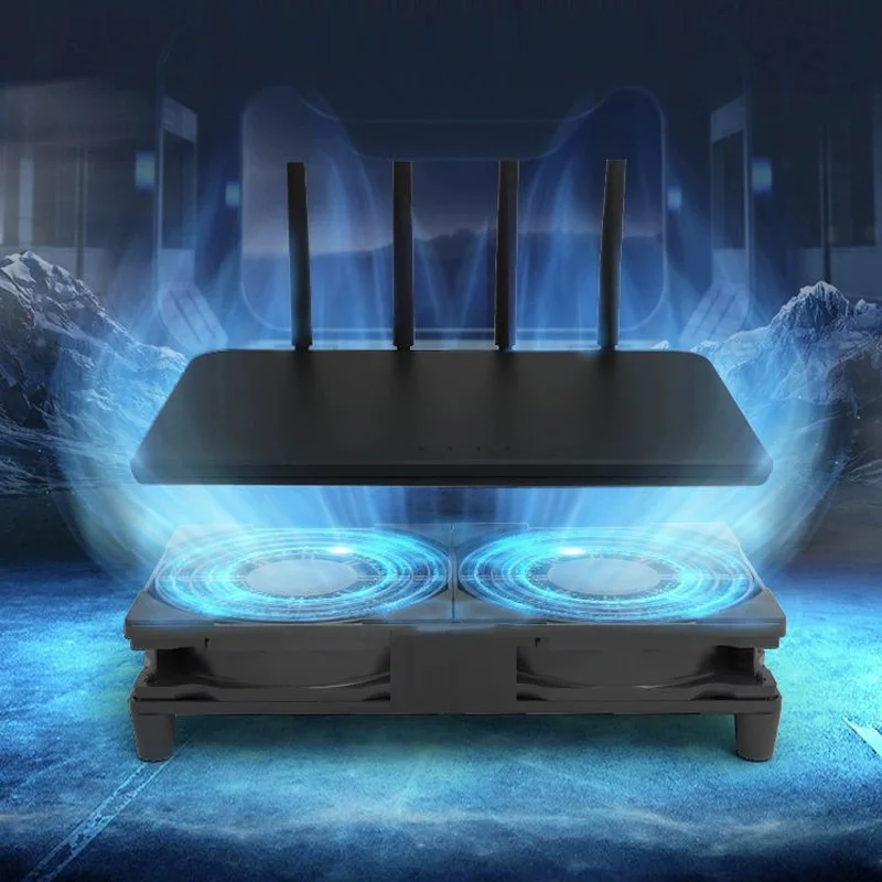 Router Cooling Fan DIY PC Cooler TV Box Wireless DC USB 5V Power 120mm/240mm/360mm 1/2/3/4 Fan Stand Holder Bracket