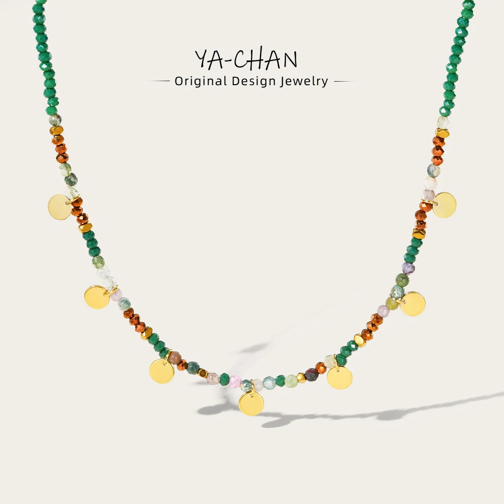 YACHAN Bohème coloré acrylique femmes perles collier perles à la