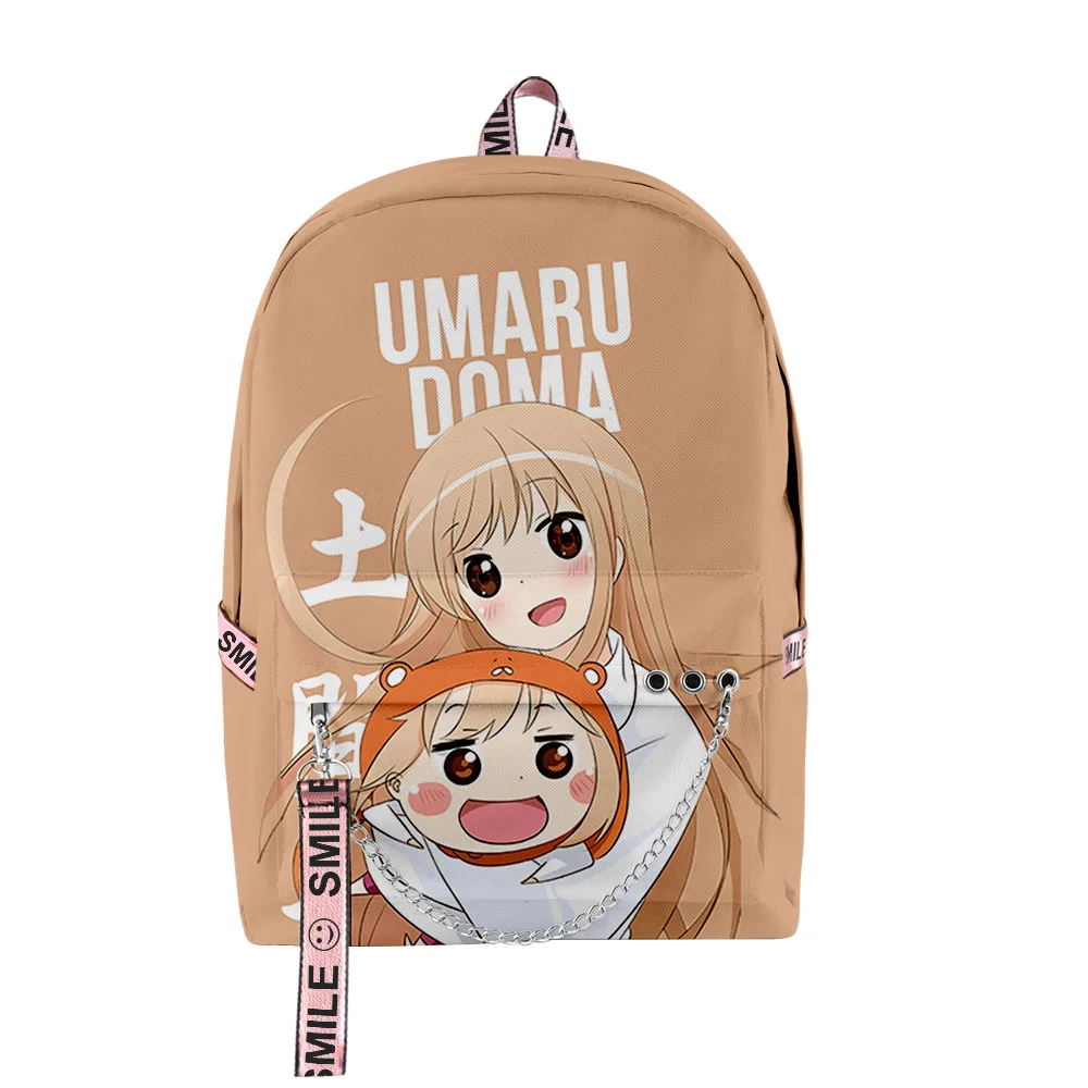 Classic Funny Himouto! Umaru-chan Student School Bags Unisex 3D Print Oxford Waterproof Notebook multifunction Travel Backpacks