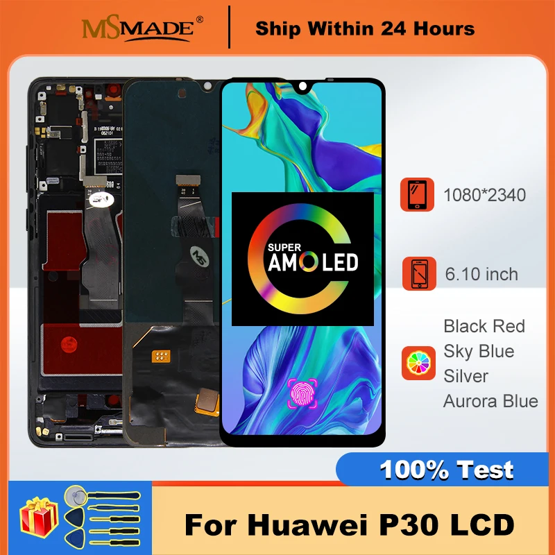 Pantalla Lcd Compatible Con Huawei P30 Ele-l29/l09/l04 | Cuotas sin interés