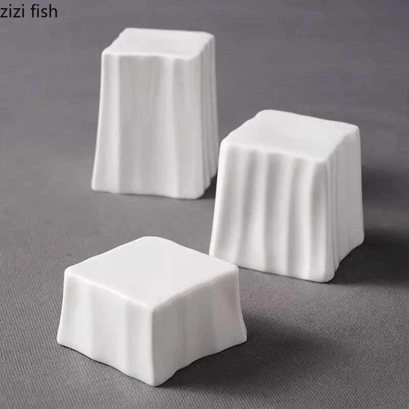Creative Irregular Ceramic Dinner Plate Restaurant Dim Sum Plate Dessert Snack Plates Sushi Plates Specialty Tableware