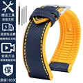 Blue yellow silver A