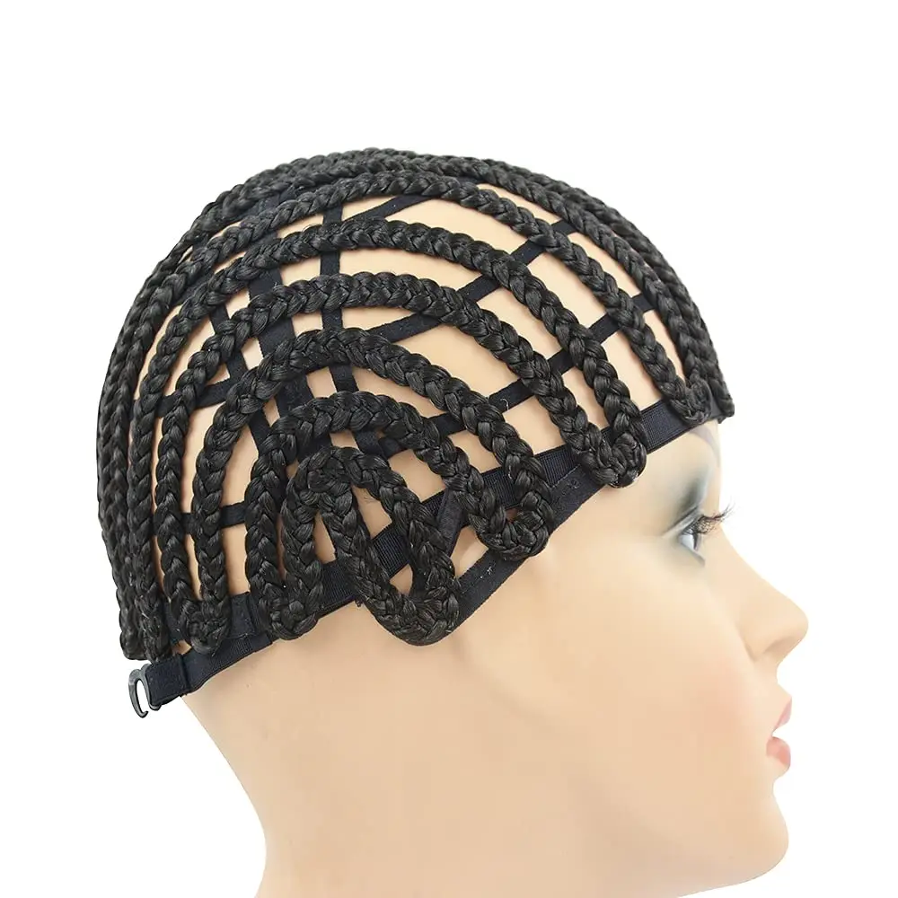 Wig Caps 1 piece braided wig caps for making crochet wig caps cornrows cap for easier sew in making wigs