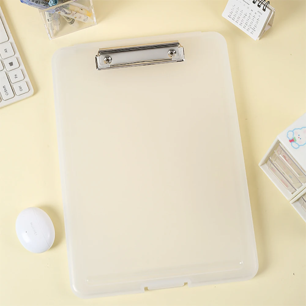 1 pcs Multifunctional Plywood A4 Plastic Storage Cutting Board File Box Folder Pasting Board Office Writing Stationery Holder