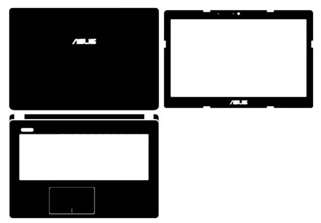 3 sztuk skórka naklejka pokrywa Film dla ASUS X556 X556U GL502VM/VS/VY/VT GL502 A45V K45V X45V X45E A85V A45E R400 S530 A456 X456 Z450