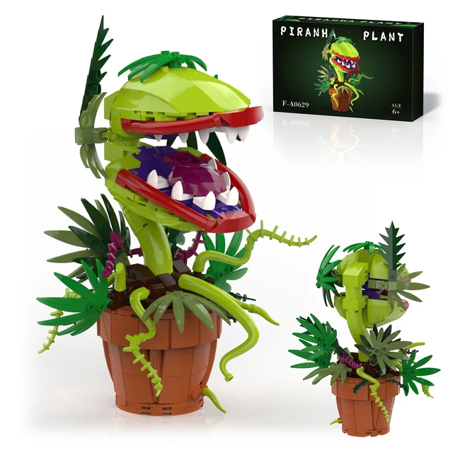 Little Shop of Horrors Audrey 2 Piranha Plant Building Blocks Compatible with Lego Sets for Boys 8-14, Adults, Fans, 327 Pcs 1