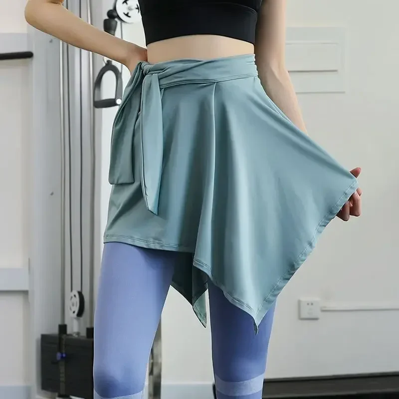 Tennis Skirt Women Slimming Hiding Buttocks Anti-Awkward Yoga Running Training Quick-Drying Fitness Short Sports Gym Accessories