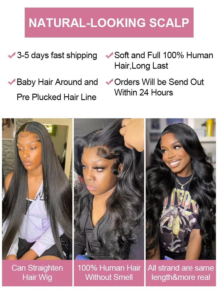 220 Density Body Wave Lace Max-lace Wig Human Hair 13x6 HD Transparent Water Wave Lace Frontal Wig Brazilian Pre Plucked 46Inch