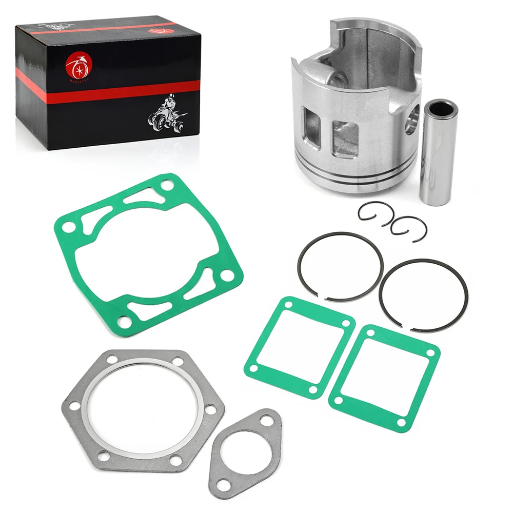Motor 0,5 mm übergroßer Kolbenringdichtungs-Umbausatz für EZGO 2-Zyklen-Gas-Golfwagen 3PG 1989–1993 24514G2 26519G02 – Detail 1