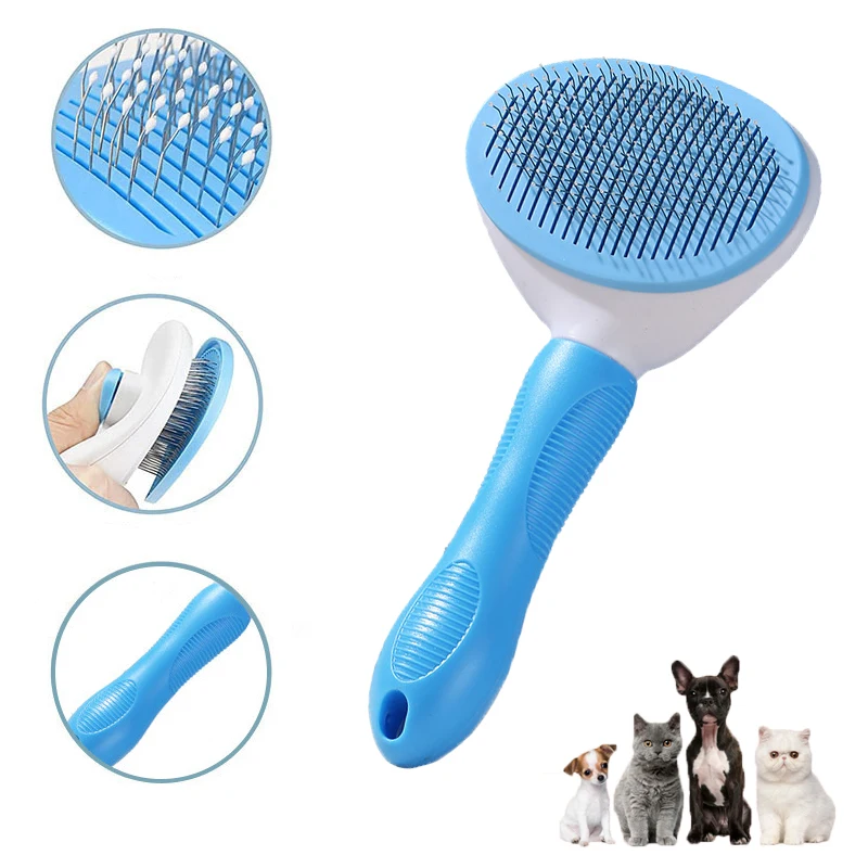 Pet Hair Remover Dog Brush Cat Comb Animal Grooming Tools Dogs