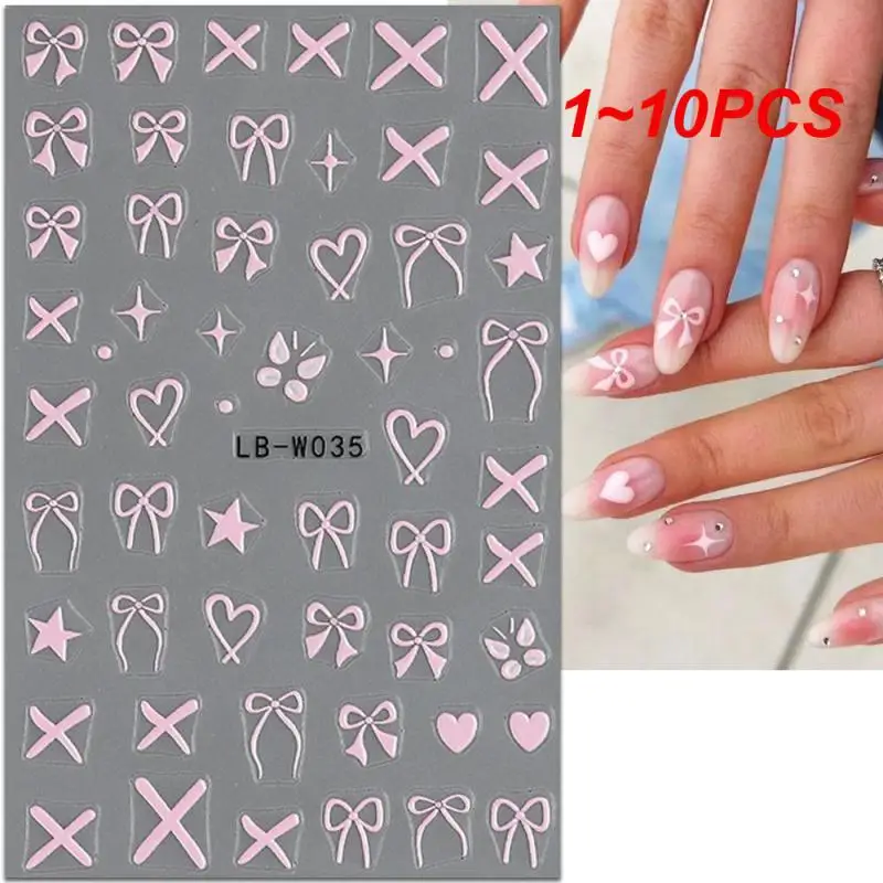 

1 ~ 10 шт., наклейки для ногтей
