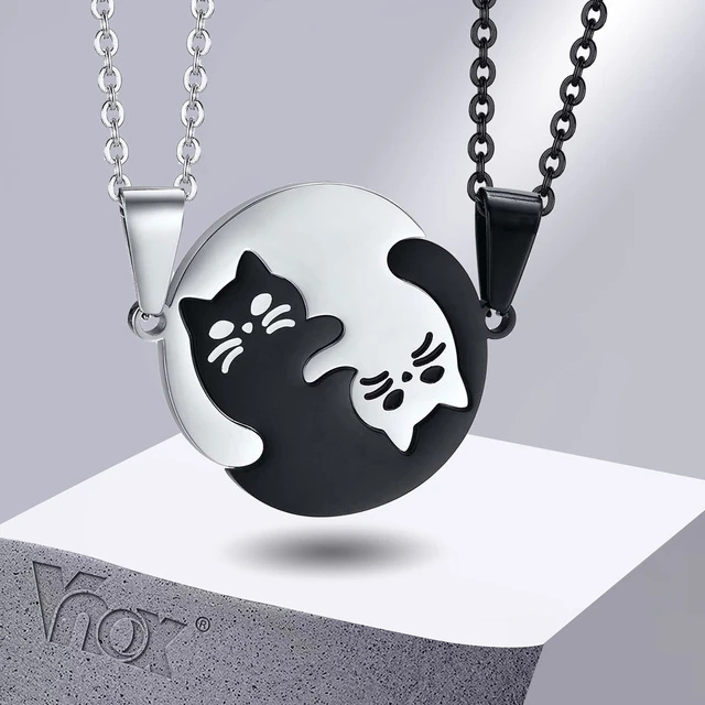 Shop Couple Necklace Lovers Cat with great discounts and prices online -  Dec 2023 | Lazada Philippines