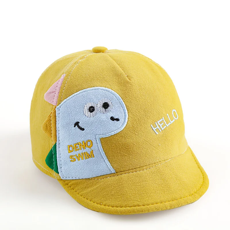 Cartoon Dinosaur Baby Hat Cotton Boys Girls Baseball Cap Summer Sun Hats