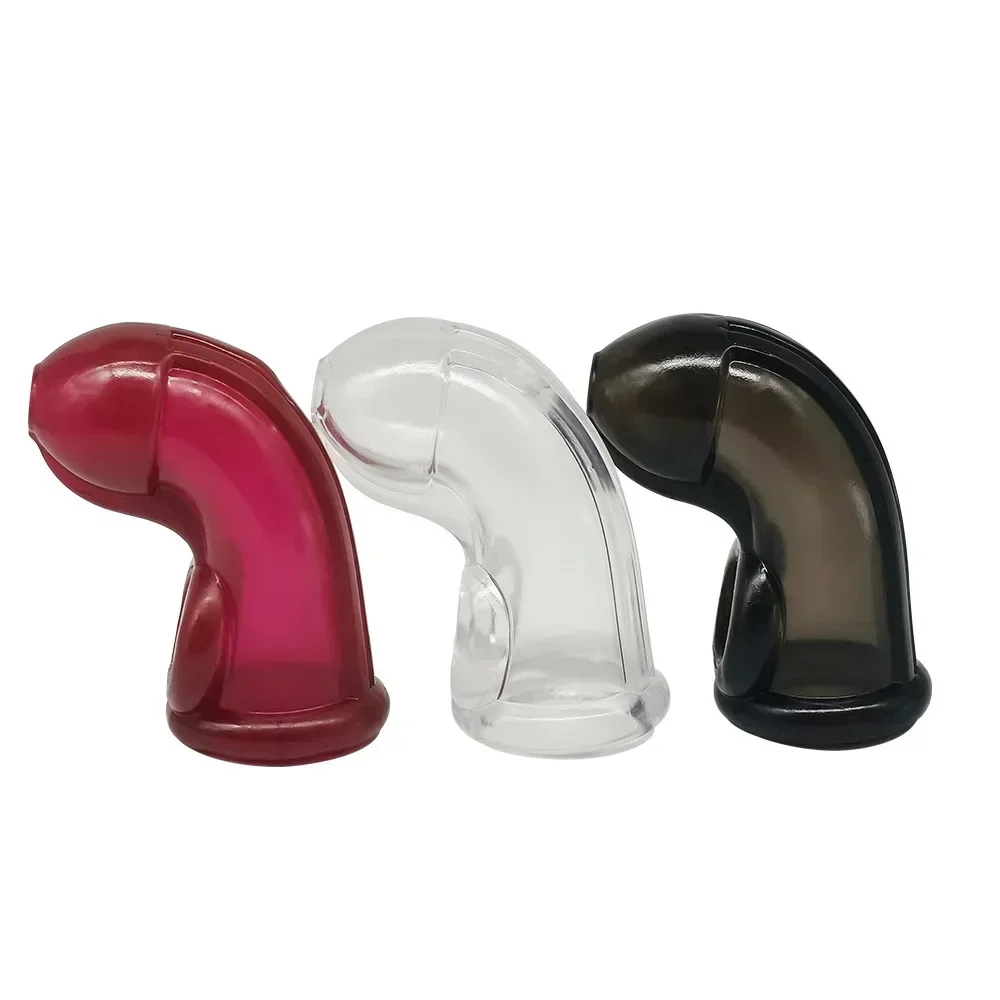 Penis Chastity Cage Penis delayed ejaculation soft closed body cock soft glue penis cover chastity cage style anti-erectile