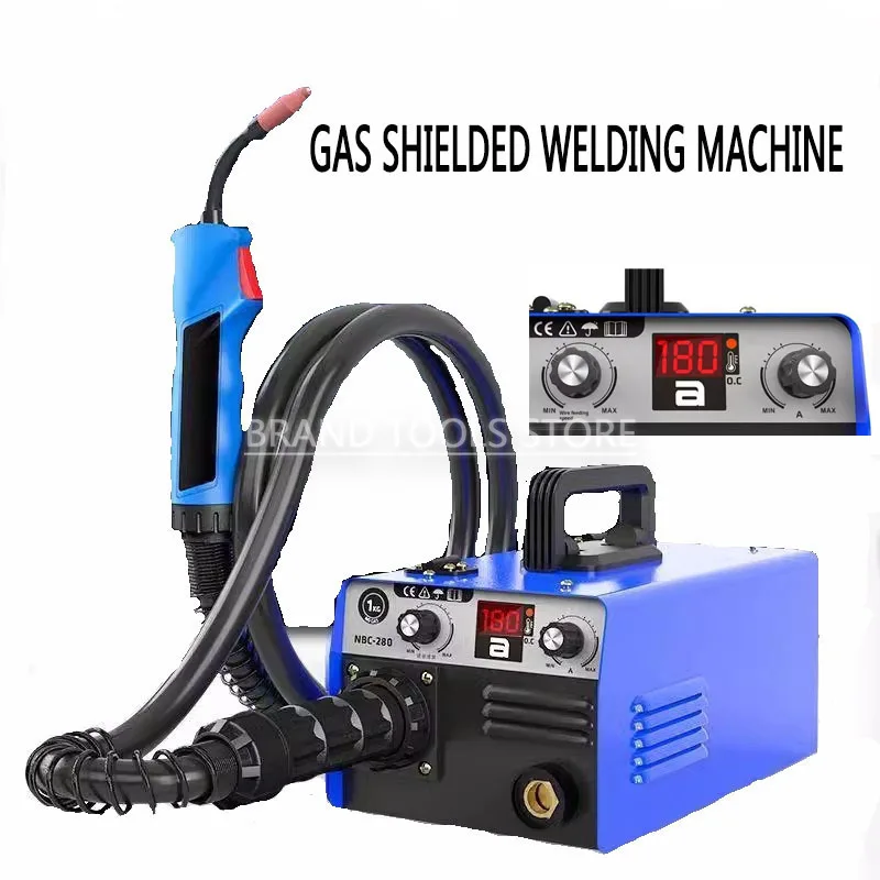 Small Laser Handheld Welding Machine Mini Gas Protection Small NBC-280 Carbon Dioxide Gas Protection 2.2m Integrated Welding Gun