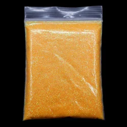 Iridescent Ultra - Fine Nail Glitter Powder - 80 Vivid Colors, 20g Pack (Colorful O - yellow)