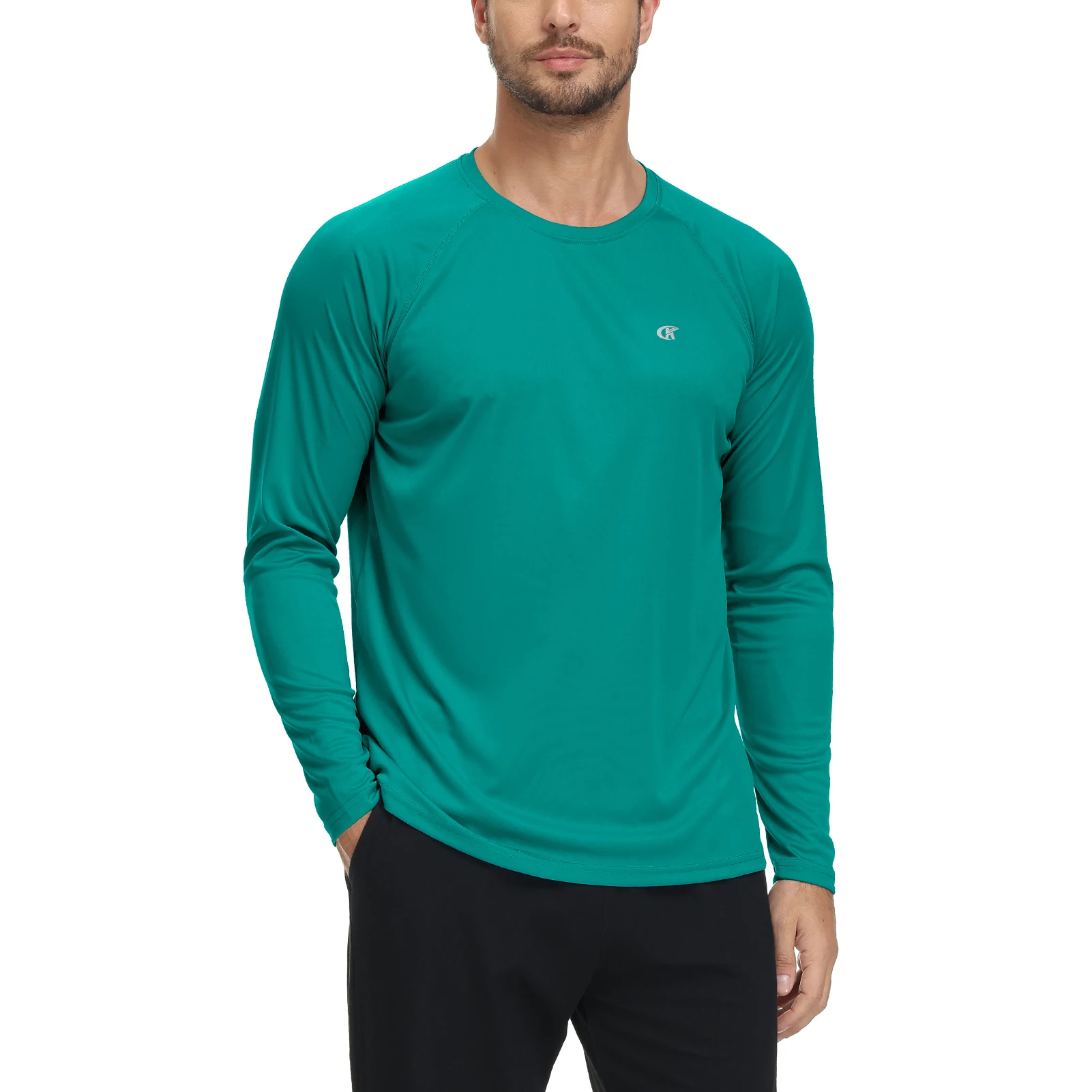 Men's UPF 50+ Long Sleeve Rash Guard Tee