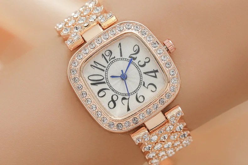 Seb5c73536fd74fc1a7ba51a11b95eea5n Stylish Blue Pointer Leisure Outdoor Sports Square Women's Quartz Watch
