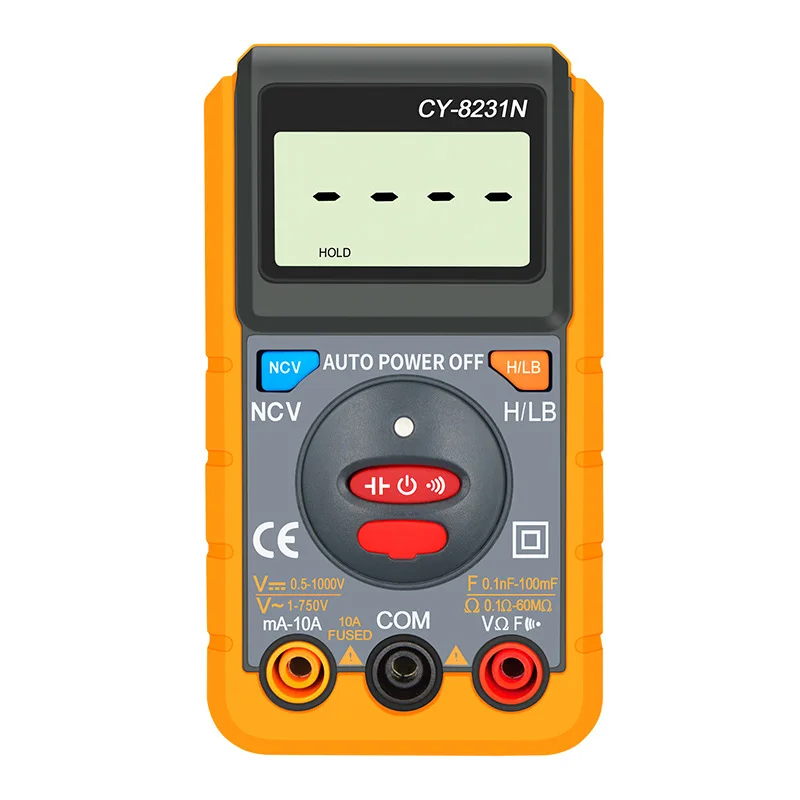 CY-8231N(USB)/CY-8231 Intelligent Multimeter Digital Display Automatic Multimeter Digital Foolproof Voltage Measuring Instrument