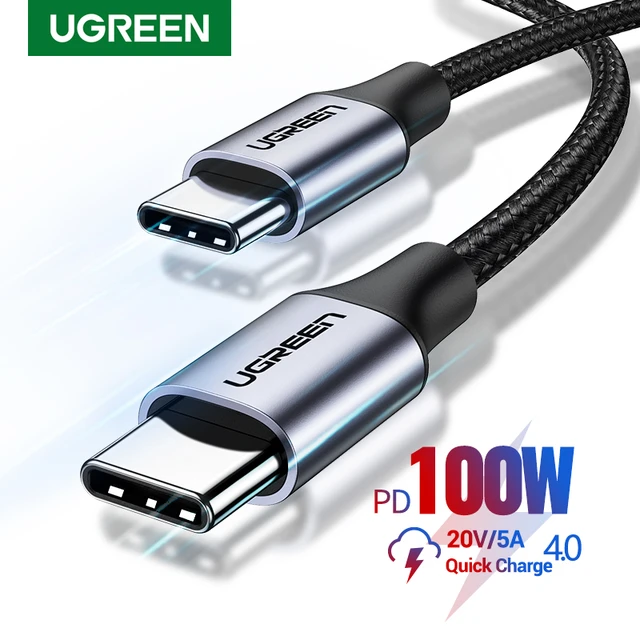 UGREEN Câble USB C Charge Rapide 3A Nylon Tressé Câble Chargeur USB C  Compatible avec iPhone