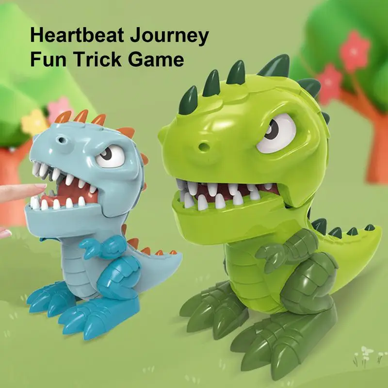 

Dinosaur Game With Teeth Small Tabletop Board Tricky Game Dentist Biting Finger Games Push Tooth Down Game With Sound And Light